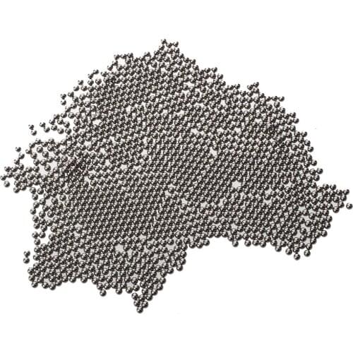 Repair Bicycle 3.5 mm diameter Silver Tone Stainless Steel Ball Bearing, 1100 pcs