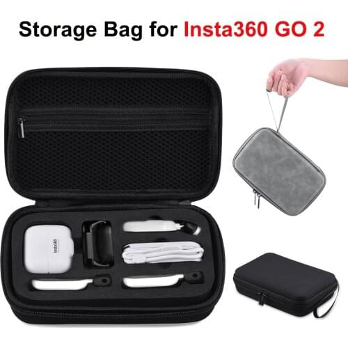 Storage Bag for Insta360 GO 2 Carrying Case Handbag Protective Box Dustproof Travel Protection for Insta360 GO2 Camera Accessory
