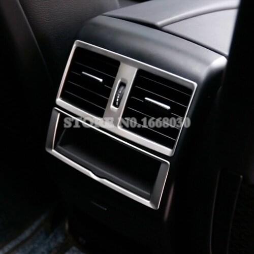 Inner Armrest Box Rear Air Vent Cover Trim 2pcs For Benz GLE W166 /Coupe C292 2015-2019 Car accesories interior Car decoration
