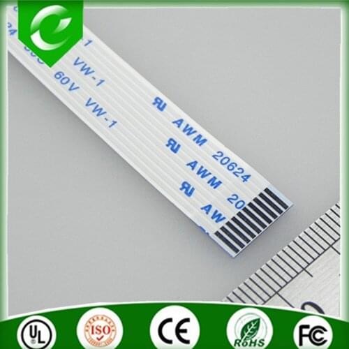 High quality hot sale AWM 20624 1.0mm 10pin 100mm length type A Electronic Flexible Flat FFC Cable 5pcs/lot