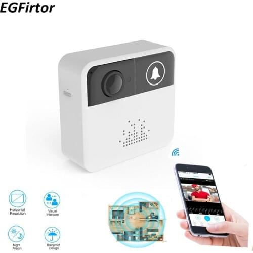 WIFI Video Doorbell Outdoor Camera 720P IP Video Intercom Security Alarm Smart Door Bell Monitor Night Vision