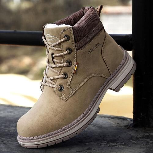 2021 Ankle Boots Women Winter Plush Warm Waterproof Short Motorcycle Boots Womens Cotton Shoes Snow snow boots Boots