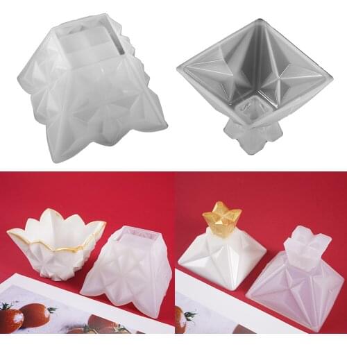 1Set Pyramid Silicone Molds Epoxy Resin Mold Jewelry Storage Box Casting Mould for DIY Crafts Bead Pendant Container Accessories