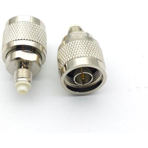 10pcs BRASS N Male Plug switch FME Female Jack RF Coax Adapter convertor
