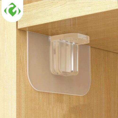 10Pcs Shelf Support Adhesive Pegs Plastic Closet Cabinet Shelf Support Clips Wall Hanger For Kitchen Bathroom Accessories GY
