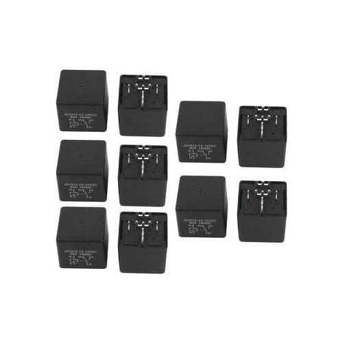 DC 12V Coil 80A 5 Pins SPDT Vehicle Car Security Power Relay 10pcs