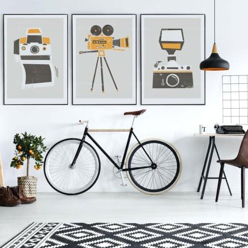 3 photographic portfolios, photographer’s gift, SLR Cine camera, photographer’s gift, gallery wall, medieval art canvas