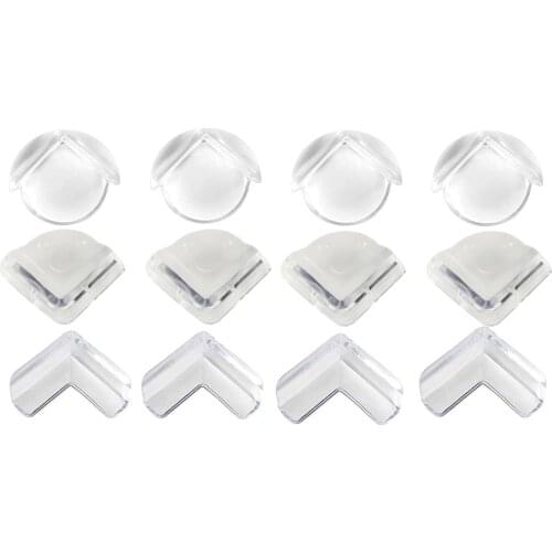 4/8/16pcs Baby Safety PVC Acrylic Protector Table Corner Edge Protection Cover Children Anticollision Edge Child Corner Guards