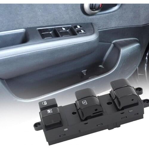 50% Hot Sales! Lifter Switch Simple Operation High Performance ABS Front Left Power Window Switch 25401-ED500 for Nissan Versa 1