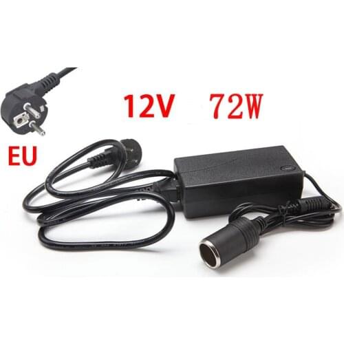 72 W AC 100V - 240V DC 12V converter 6A car cigarette lighter adapter power converter car home car washing power adapter
