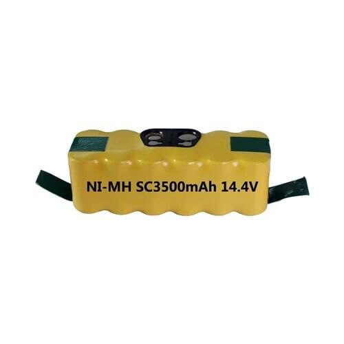 Free shipping for i.robot sweeper battery 14.4V 3500mAh rechargeable battery pack Sweeping robot battery