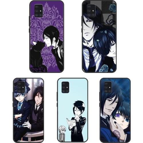 Black Butler Anime For Samsung A51 A31 A11 A20e A21S Case For Galaxy A71 A10 A40 A30S M21 M31 A70 A50 Cover