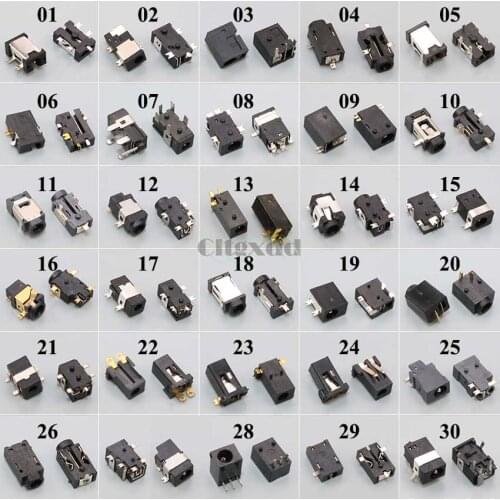 Cltgxdd 30models 30PCS/Lot Laptop DC Power Jack Charging Port Socket Plug Connector For Nokia Tablet PC Notebook