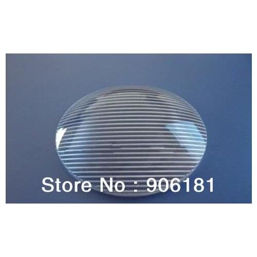 CPR-48.35 High quality LED Optical Lens, Lens Size: 48.35X10mm, 60 degree, Stripe surface, PMMA materials