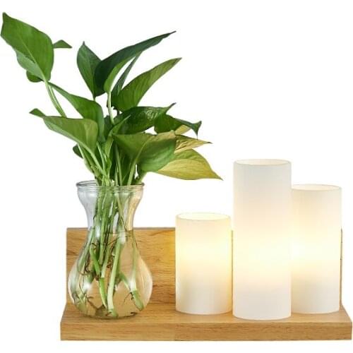 Wooden Bedside Wall Lamp Led European Creative Indoor Wall Lamp Corridor Corridor Balcony Wall Lamp