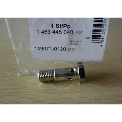 Free shipping diesel VP44 common rail pump fuel inlet screw 1463445040 for bosch
