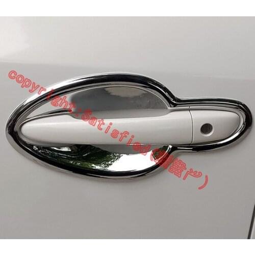 For Mazda 3 M3 Axela 2017 2018 ABS Chrome Door Handle Bowl Cover Cup Trim Molding Garnish