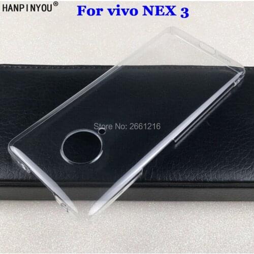 For vivo NEX 3 3S NEX3 NEX3S 5G 6.89" Hard PC Camera Protect Case Ultra Thin Clear Hard Plastic DIY Full Cover Protective Skin
