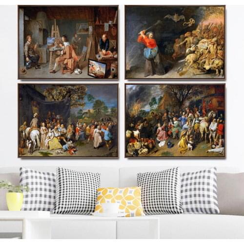 Home Decoration Print Canvas Art Wall Pictures Poster Canvas Printings Paintings Belgian Constant Permeke