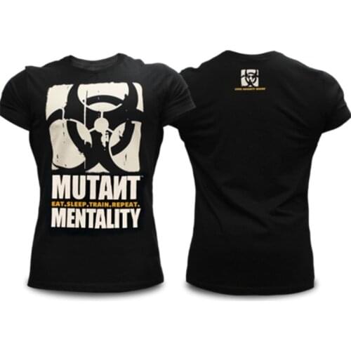 Brand Mens muscle T shirt bodybuilding fitness men tops cotton singlets Plus Big size TShirt Cotton Short Sleeve Tshirt