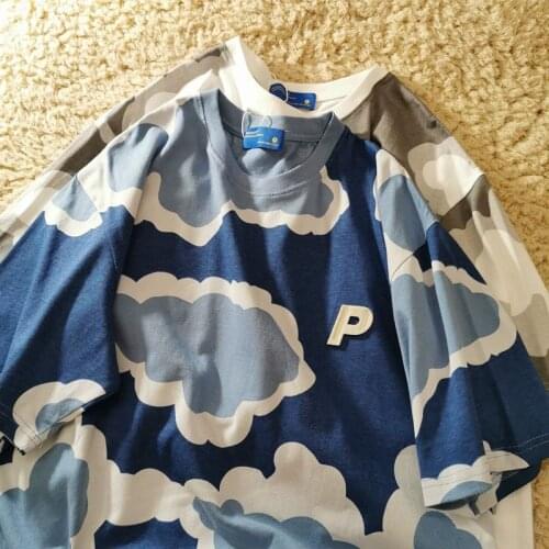 Cotton Tie Dyed Tshirt Streetwear Femme Summer O-neck T Shirt Women Harajuku Short Sleeves Tops Tee Hip Hop Cute Tshirt Girls