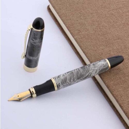 Jinhao x450 gray marble golden good quality fountain Pen