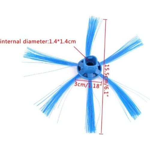 2Pcs 6-armed Sweeping Robot Side Brushes Vacuum Cleaner Parts For Philips FC8796 FC8794 FC8792 A6HB