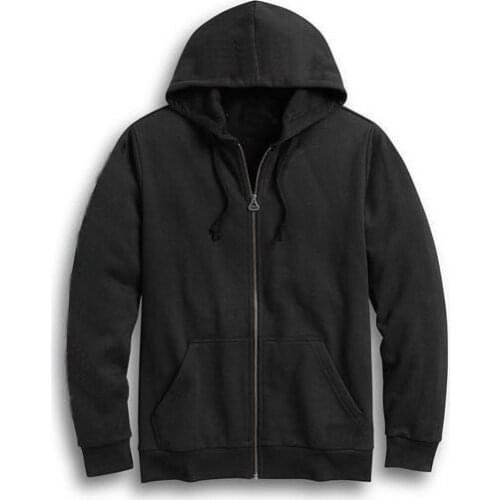 Mens Zipper Hoodie Rider Motorcycle Hoodie Cotton Sweater 96162-20