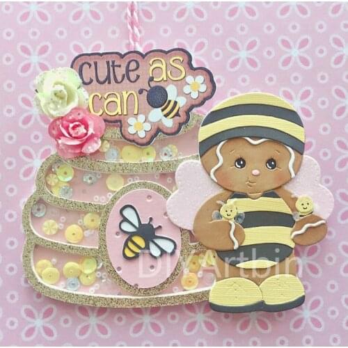 Little Baby Ginger Bees 2019 New Scrapbooking Metal Cutting Dies Fustelle Dies Scrapbooking Nouveau Arrivage 2019