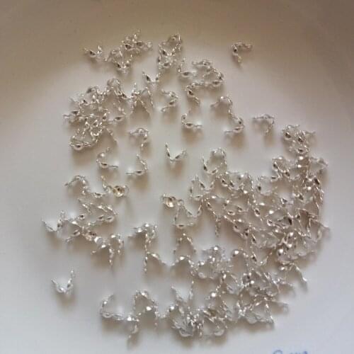 Wholesale 500pcs/Lot Bead Buckle Ball Chain End Connector For Women Fashion DIY Necklace Jewelry Making Accessories