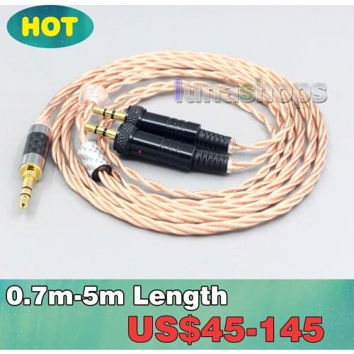 Silver Plated OCC Shielding Coaxial Earphone Cable For Sony MDR-Z1R MDR-Z7 MDR-Z7M2 With Screw To Fix Headphone LN007183