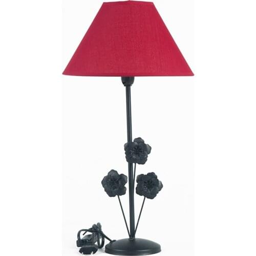 Modern Bedroom Table Lamps Fabric Lampshade Black Iron Base E14 Study LED Lighting Home Decor Living Room Bedside Hotel Bar