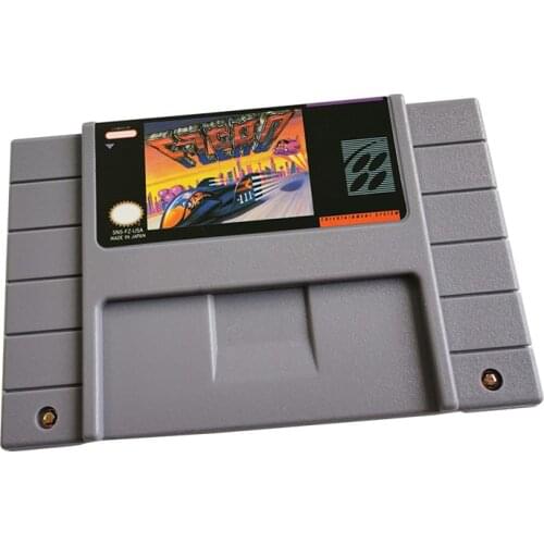 16 Bit game with box for snes game cartridge English language