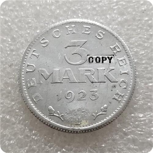 1922-1923(Aluminum)Germany 3 mark COPY COIN