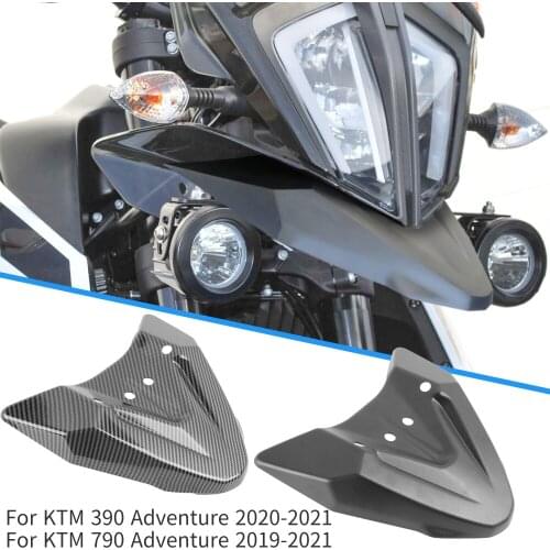 2020 390 ADV Motorcycle Frame Fairing Cowl Fender Front Nose Beak Extension Cover Extender For KTM 790 Adv 2019-2021 Accessories