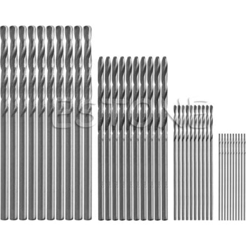 40Pcs Mini Drill HSS Bit 0.5mm-2.0mm Straight Shank PCB Twist Drill Bits Set #RW1209