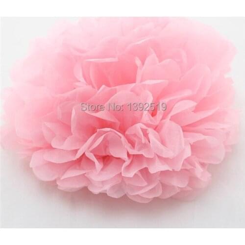 Free Shipping 500pcs 8inch Baby Pink Color Wedding Party Birthday Baby shower Decoration 20 Colors Mixed 20cm Tissue Pom Poms