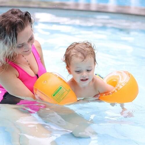 Swimming Pool Accessories Inflatable Float Arm Ring Water Toy Childrens Sleeves Kids Armband Circle Trainer Outdoor Water Games