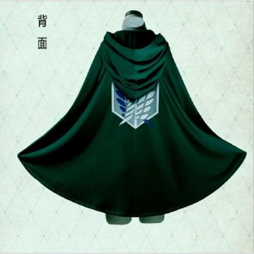 Attacking Giant Investigation Corps Freedom Wing Captain Cloak Cape Cosplay Anime Costume Figure Collection Manga Gift Event