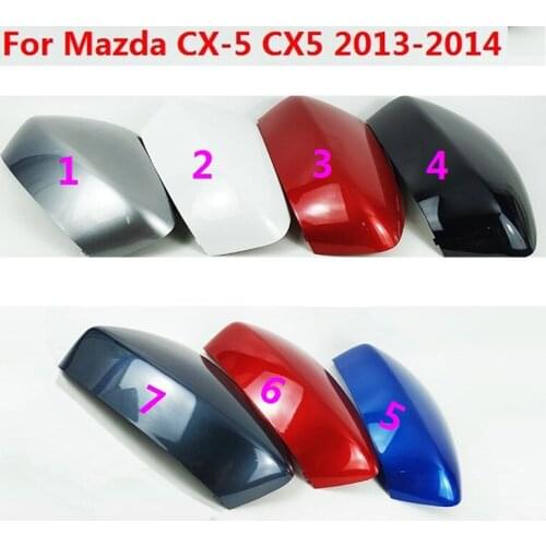 For Mazda CX-5 CX5 2013 2014 Side Rear View Mirror Cover Outside Reversing Cap Rearview mirror Shell Hood Shell hood Lid