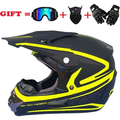 Hot sale Motorcycle Helmet full Moto Helmet With Inner Sun Visor Safety Lens Racing Full Face Helmets Motorcycle Accessories