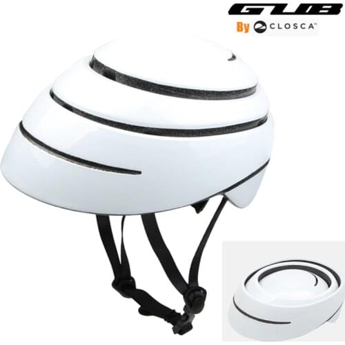 GUB Folding helmet Cycling City Bike Urban Bicycle Helmet BMX Fixed Safe Cap Men Women skating Skate Helmet 56-29/60-63cm white