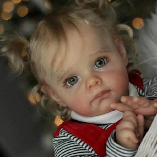 23inches Reborn Dolls Silicone Real Unpainted Reborn Kit Limited Edition Popular Kit Soft Fresh Color Vinyl Kit