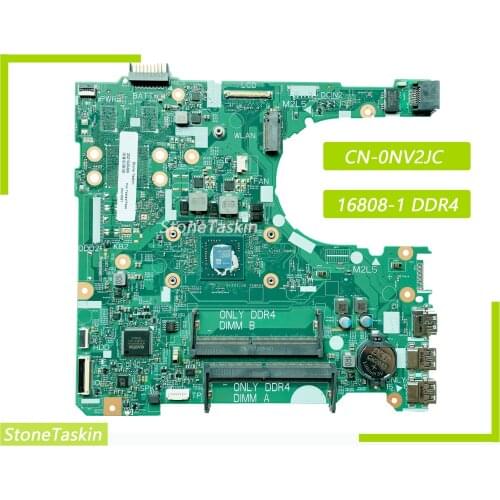 Best Value CN-0NV2JC for Dell Inspiron 3465 3565 Laptop Motherboard 16808-1 A6-9200 CPU DDR4 100% Tested