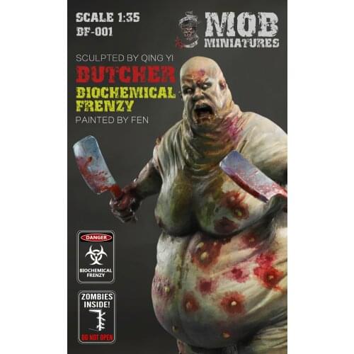 1/35 Scale Die-casting Resin Model Character Biochemical Frenzy: Butcher Fat Zombie Unpainted