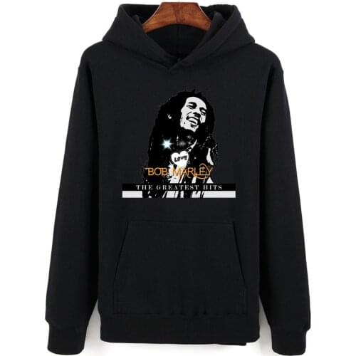 New Bob Marley Music Legends Jamaica Singer Hoodie Everlasting Myth Bob Marley Sweatshirts Men/women Fashion Pullovers Cool Tops