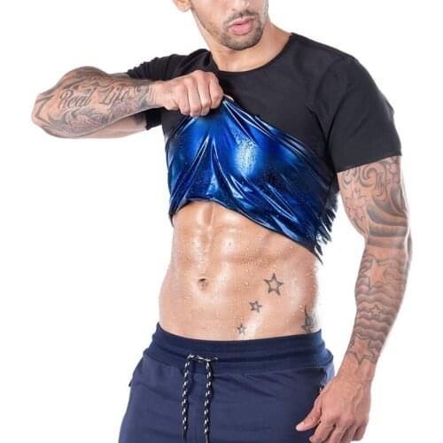 Outdoor Sports Mens Breathable Short-Sleeved Sports Fitness Body Shaping T-shirt