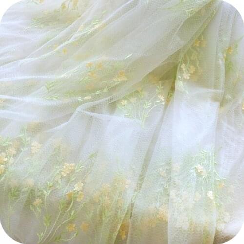 210cmx50cm Super Wide Mesh Embroidery Lace Accessories Curtain Fabric Handmade DIY Clothes and Dresses Recommended