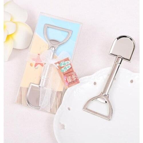 Creative Shovel Beer Bottle Opener Personalized Stainless Steel Bottle Opener Kitchen Gadgets Bar Tools useful wedding gift