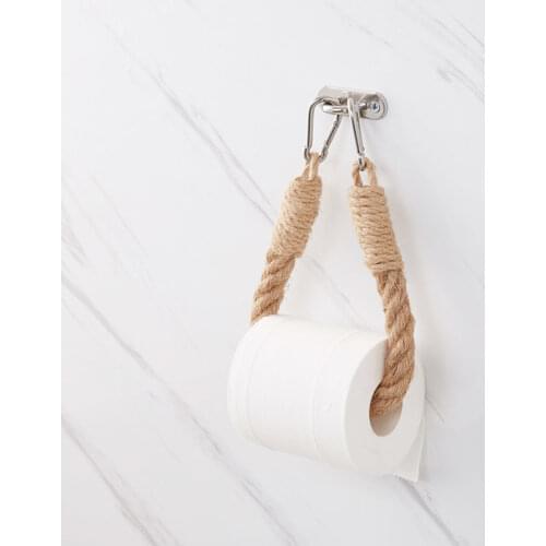 Vintage Towel Hanging Rope Toilet Paper Holder Home Bathroom Decoration Supplies toilet paper holder stand tissue holder
